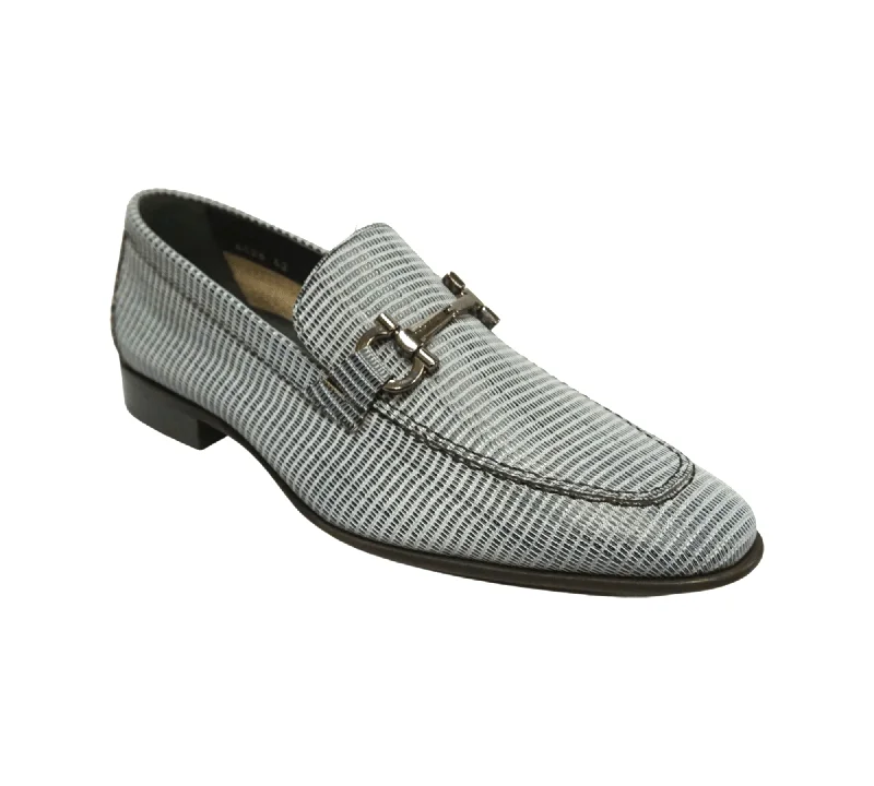 4428 Corrente Black/Gray Bit loafer