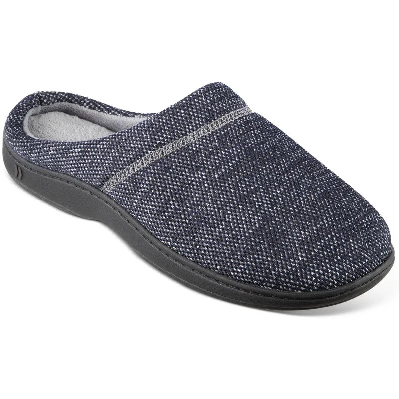 Isotoner Mens Javier Mesh Memory Foam Slide Slippers