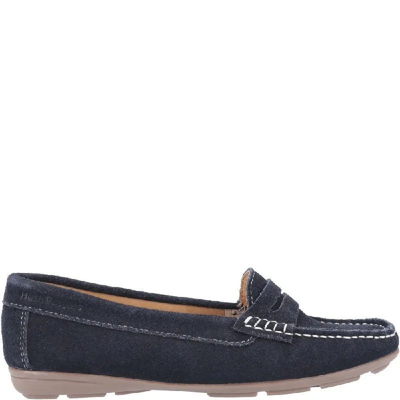 Navy Margot Slip-On Loafers