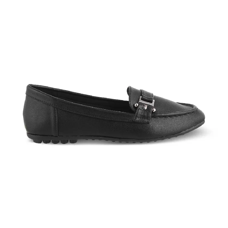 The Lativa Black Women's Dress Loafers Tresmode