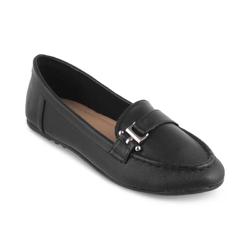 The Lativa Black Women's Dress Loafers Tresmode