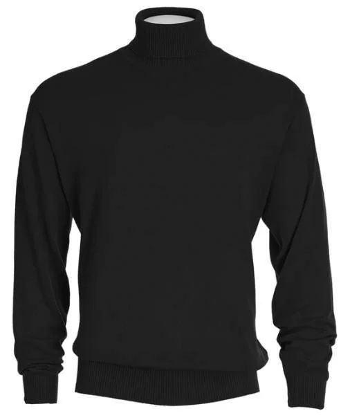 Shop trendy clothing at amazing prices – exclusive deals!  Men's Turtleneck Sweater color Black