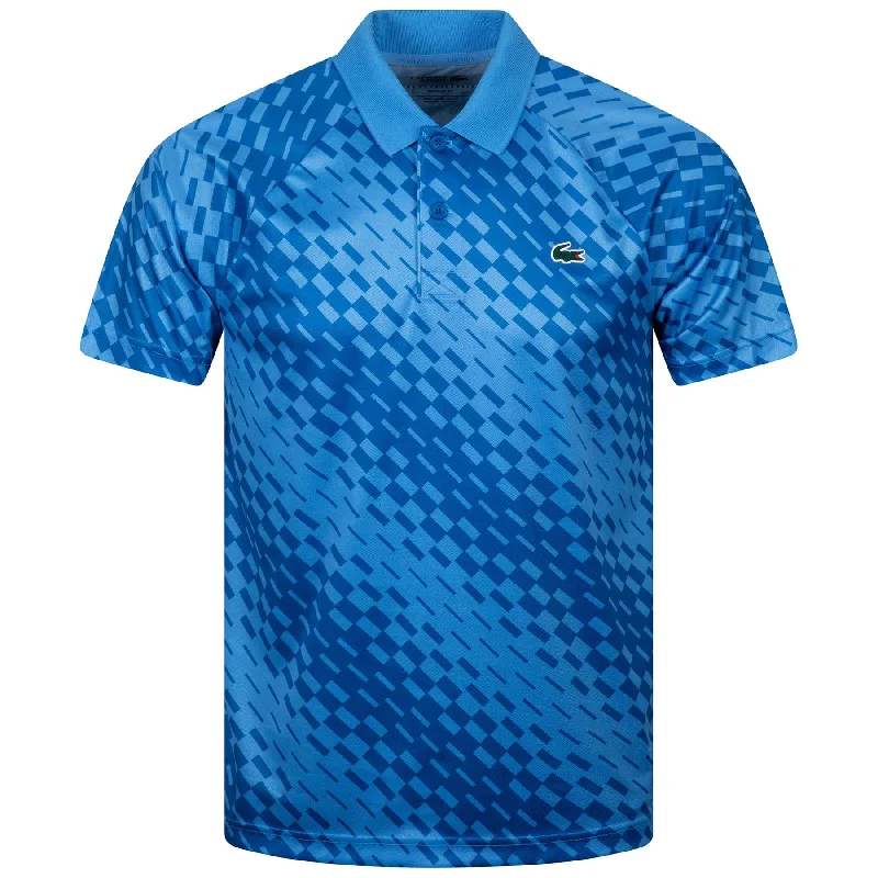 Shop the essentials – men’s wardrobe must-haves on sale.  Novak Print Polo Shirt Blue/Blue - SS23