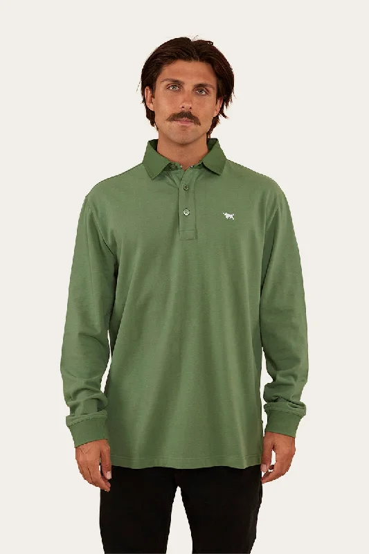 Best clothing deals . – Save up to 70% on trendy styles.  Abbott Mens Rugby Jersey - Cactus Green