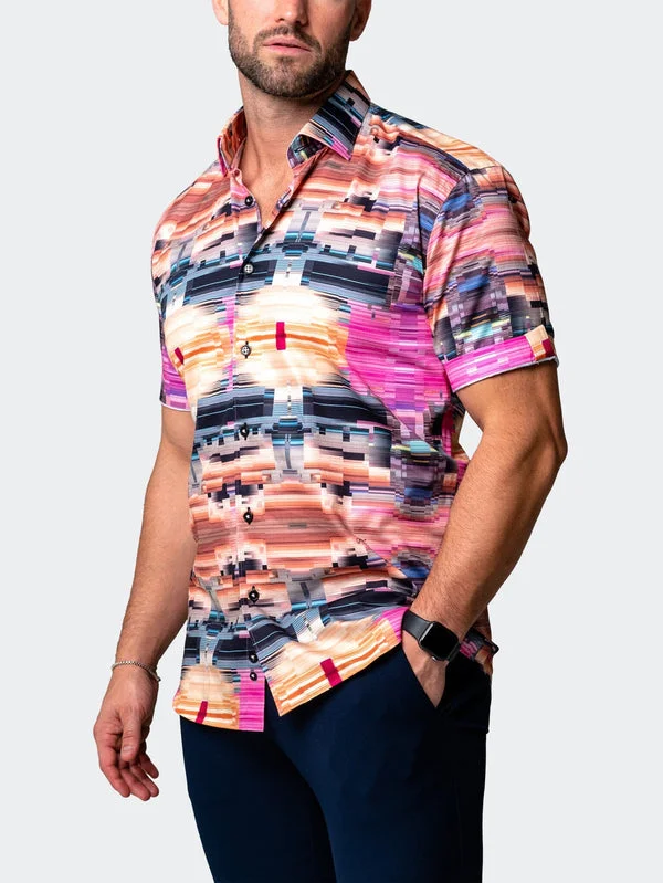 Shop the best in men’s fashion for less – limited-time sale!  Maceoo Shirt - Galileo Glitch Multi