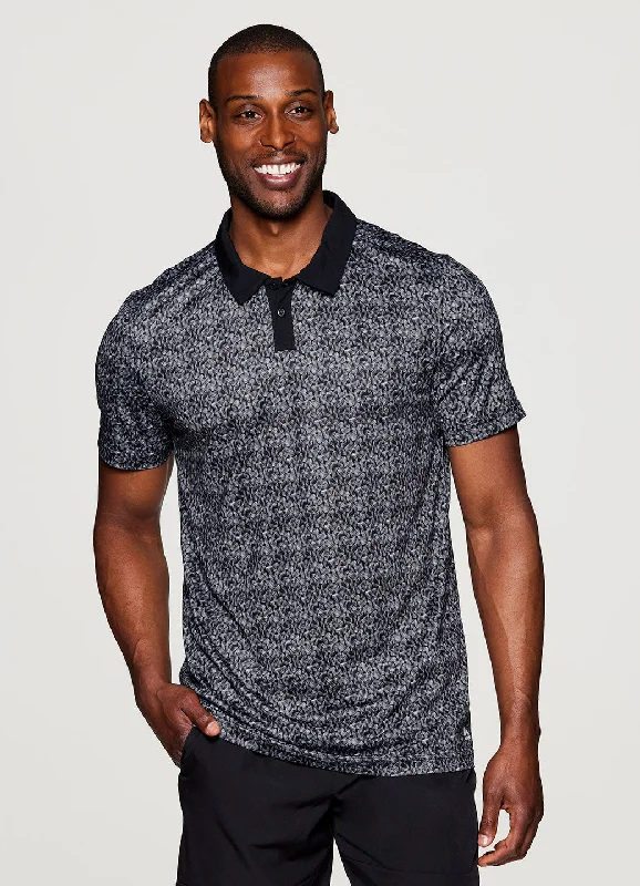 Get trendy clothes for less – Big savings on fashion basics!  Stay On Course Geometric Polo