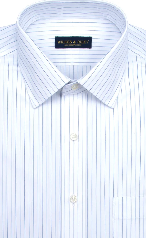 Get the latest styles in clothing – Shop now for unbeatable deals.  Tailored Fit Alternating Stripe Spread Collar Supima® Cotton Non-Iron Pinpoint Oxford Dress Shirt