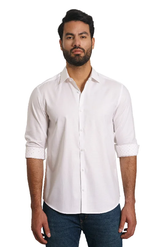 Shop stylish men’s clothing and enjoy amazing discounts.  White Long Sleeve Shirt Tp-7156