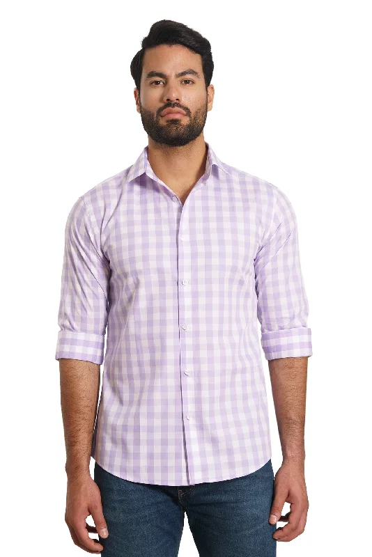 Get ready for your next season with amazing savings on all clothing. White Purple Check Long Sleeve Shirt Th-2856 Get ready for your next season with amazing savings on all clothing. White Purple Check Long Sleeve Shirt Th-2856